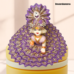 Devambarams Janmashtami Heavy Laddu Gopal Dress Lavender