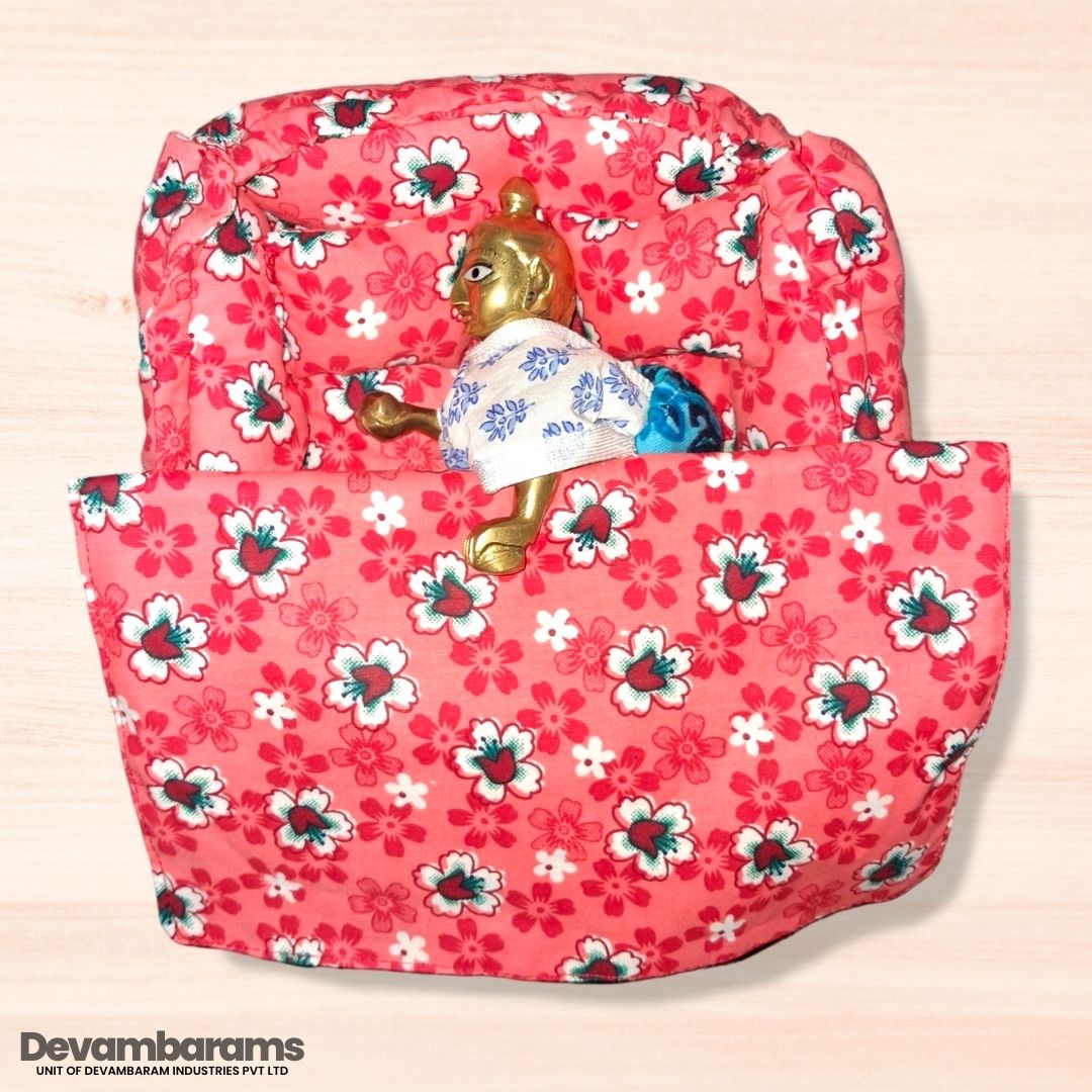 Devambarams Laddu Gopal Cotton Bed for Summer (Square)