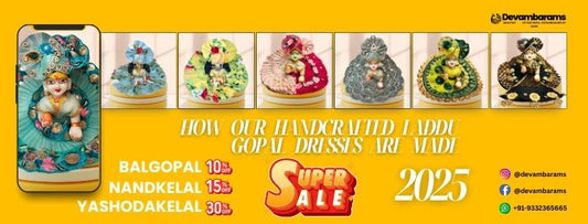 Behind the Scenes: How Our Handcrafted Laddu Gopal Dresses Are Made