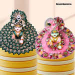 Devambarams Laddu Gopal Dress for Janmashtami (Combo of 2 Unique Dresses with 2 Unique Mukuts)