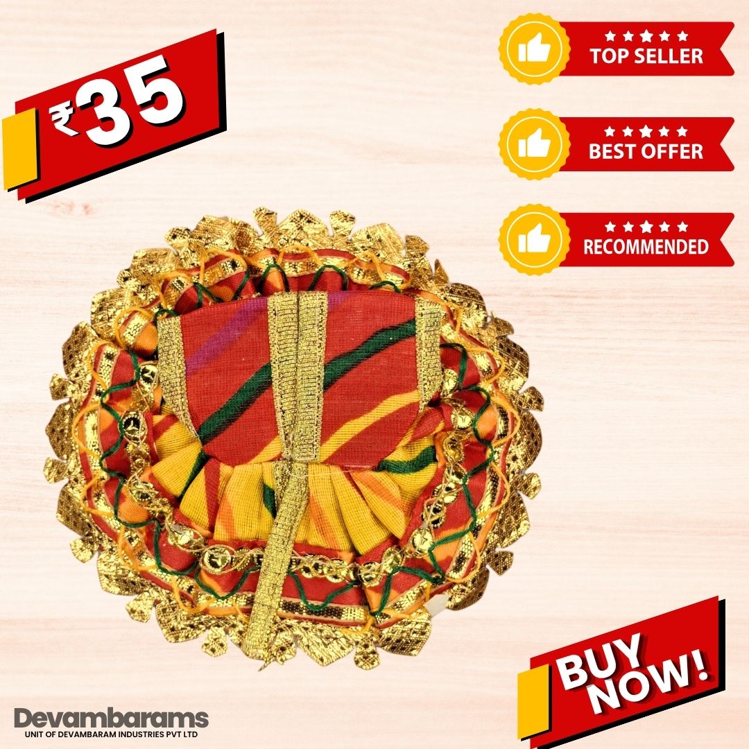 Devambarams Laddu Gopal Cotton Dress | Summer Collection Red
