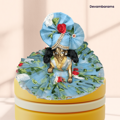 Devambarams Laddu Gopal Embroidered Net Dress