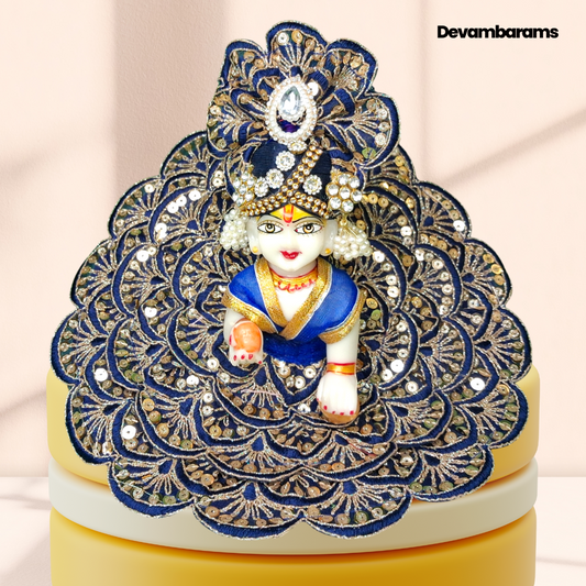 Devambarams Janmashtami Fancy Laddu Gopal Dress Blue